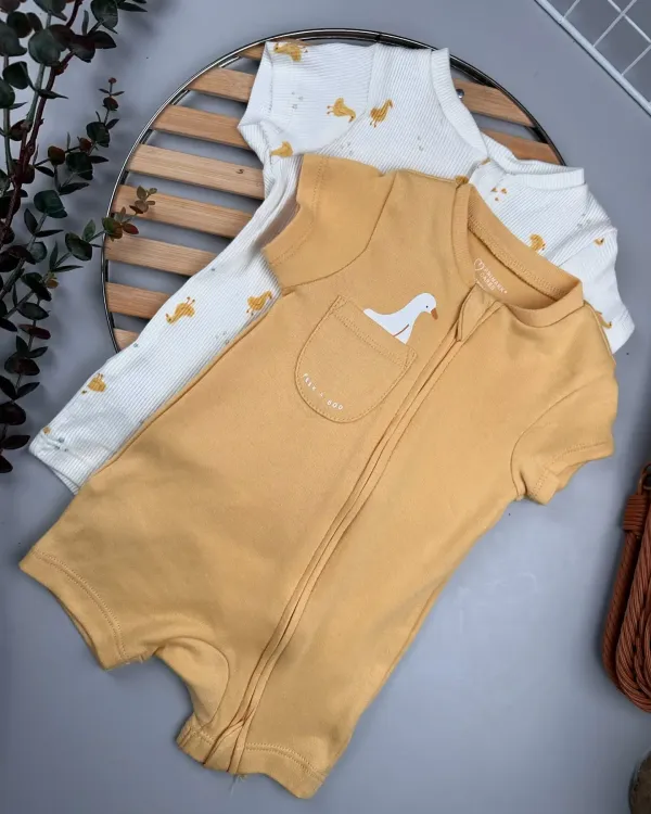 Unisex 2 Pack Playsuit